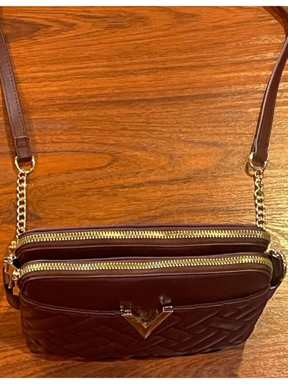 GROSSI BURGANDY WOMEN CROSSBODY BAG ZIP